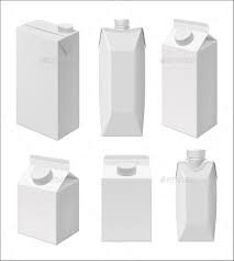 Juice And Milk Blank Packaging Template Milk Packaging Packaging Template Juice Packaging
