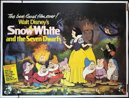 Snow White And The Seven Dwarfs Original Vintage Walt Disney Uk Release Movie Poster Original Vintage Movie Posters This movie poster from the original cinderella was issued circa 1950.image via pinterest | imp awards.