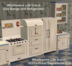 Nifty knitting is now available. Mod The Sims Wholesome Life Brand 1930s Style Gas Stove And Refrigerator