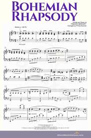 Bohemian Rhapsody Queen Piano Solo 1 Best Sheet Music Download In 2020 Piano Sheet Music Free Sheet Music Violin Sheet Music