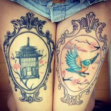 Bioshock Infinite Bird Or Cage Tattoo Love Antique Framed Tattoos Tattoos Framed Tattoo Tattoos Cage Tattoos
