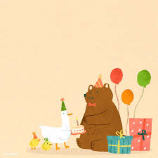 Download Premium Vector Of Animal Doodle Birthday Celebration Vector Animal Doodles Happy Birthday Illustration Happy Birthday Art