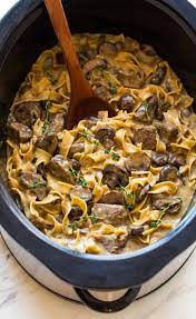 I used a 4 pound shoulder cut (also called boston butt). Slow Cooker Beef Stroganoff From Scratch Well Plated By Erin