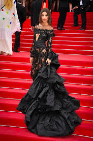 Emily Ratajkowski Is Wearing See Through Lace Pants At Cannes Like Only She Can Fashion Nice Dresses Red Carpet Fashion