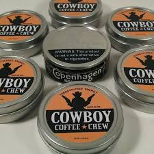 Copenhagen Smokeless Chewing Snuff Dip Chew Plug Leaf Pouch Snus Tobacco Cowboy Coffee Cowboy Coffee Chew Coffee Energy