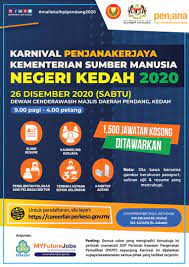 Pembangunan sumber manusia (latihan) 0389113440: Karnival Penjanakerjaya Kementerian Sumber Manusia Negeri Kedah 2020