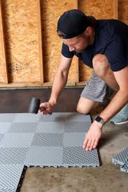 Quick And Easy To Intall Garage Floor Garage Floor Tool Storage Diy Flooring