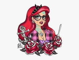 Disney princesses as tattooed pin ups | incredible things. Ariel Tattoo Disney Princess Tiana Princess Jasmine Ariel Tattooed Disney Princess Hd Png Download Kindpng
