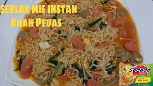 Soto mie sunda sesuai namanya termasuk resep soto mie khas sunda. Seblak Mie Kuah Instan Pedas Enak Seblak Mie Instan Kekinian Youtube
