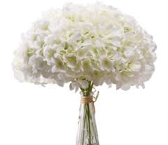 Check spelling or type a new query. Aviviho White Hydrangea Silk Flowers Heads Pack Of 10 Ivory White Full Hydrangea Flowers Artificial With Stems For Wedding Home Party Shop Baby Shower Decoration Walmart Com Walmart Com