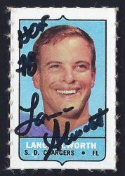 Lance Alworth Card Collection
