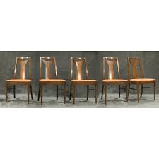Sold Price Six 6 Mid Century Modern High Back Dining Chairs January 2 0119 12 00 Pm Est
