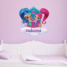 Shimmer And Shine Room Decal Girls Room Decor Shimmer N Shine Bedroom Decor