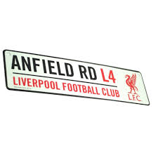 Introducing the liverpool fc black liverbird decal at anfield shop, liverpool fc's official online retail partner for north america. One Size Liverpool Fc Official Anfield Road Football Crest Street Sign White Black Red Mimbarschool Com Ng