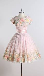 Garden Confection Vintage 1950s Dress Vintage Cocktail Dress 5567 Vintage 1950s Dresses Cocktail Dress Vintage Vintage Dresses
