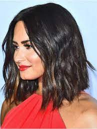 Demi lovato's brown and purple undercut hairstyle at logo tv's trailblazers pride event and telecast at the cathedral of saint john the divine in new york city on june 23, 2014 Demi Lovato Medium Central Parting Wavy Capless Remy Human Hair Wigs 12 Inches Demi Lovato Medium Central Parting Wavy Capless Wigs D4 Wga501