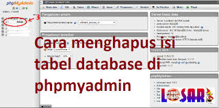 Cara Menghapus Isi Tabel Database Di Phpmyadmin Dengan 7 Langkah Losari Web Service Jasa Pembuatan Website