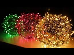 Giant outdoor christmas ornaments are exceptionally whimsical. How To Make Holiday Light Balls Youtube