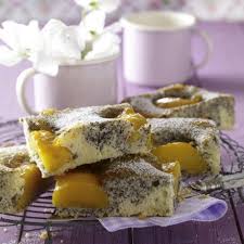Pfirsich Mohn Kuchen Vom Blech Rezept Lecker Rezept Rezepte Lecker Lebensmittel Essen