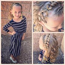 Happy Memorial Day Today We Did A Fun Hairstyle With A Star Inspired By Jehat And Stripes And Curls Little Girl Hairstyles Cool Hairstyles Girl Hair Dos