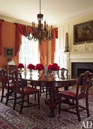Traditional Dining Room By Alison Martin Interiors Ltd And Jean Perin Interior Design I Traditional Dining Rooms Red Dining Room Traditional Dining Room Table