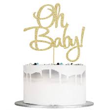 Auteby Oh Baby Cake Topper Baby Shower For Boys And Girls Walmart Com