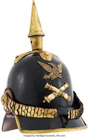 Pickelhaube — pickelhaube, die visirlosen ledernen od. Rare American Militia Spiked Helmet Patterned After The Prussian Lot 40275 Heritage Auctions