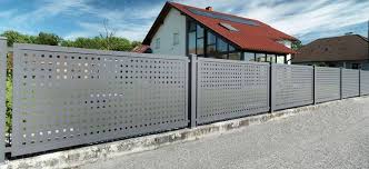 Alu Zaun Lochblech Alu Zaune Tore Gelander Alu Zaun Lochblech Zaun