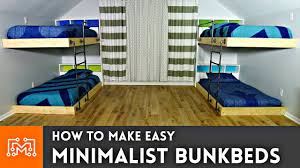 Easy Double Bunk Beds Woodworking How To I Like To Make Stuff Youtube Shop our range of sale beds to find the perfect low cost solution for your bedroom, featuring a variety of storage beds and bed frames.