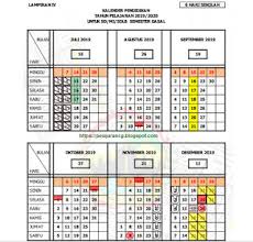 Kalender Pendidikan Tahun Ajaran 2019 2020 Provinsi Jawa Tengah Di 2020 Pendidikan Kalender Belajar