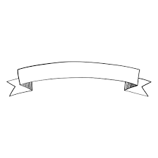 Curved Doodle Ribbon Ad Sponsored Paid Ribbon Doodle Curved Vintage Graphics Banner Doodle Paper Banners