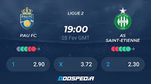 Pau FC - AS Saint-Etienne Cotes de Paris