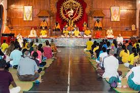 Watch satsang tv live online anytime anywhere through yupptv. Satsang Picture Of Sivananda Yoga Vedanta Dhanwantari Ashram Thiruvananthapuram Trivandrum Tripadvisor