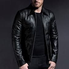 A new nascar mens twill jacket would make a great addition to any nascar fan's wardrobe. Men Leather Jacket Autumn Winter Fashion Motorcycle Style Male Business Casual Coat Western Mens Cowboy Jackets Walmart Com Walmart Com