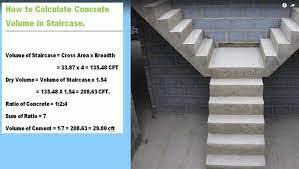 This Construction Video Tutorial Will Guide You How To Compute Concrete Quantity As Well As Volume Of A Straight S Staircase Construction Cost Staircase Design