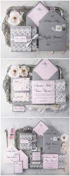 Pink And Grey Lace Wedding Invitations Rusticwedding Wedding Invitations Weddingcards Lace Wedding Invitations Wedding Invitations Grey Wedding Invitations