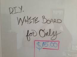 And best of all, it couldn't possibly be any cheaper! Diy Glass Dry Erase Board 4 Steps Instructables