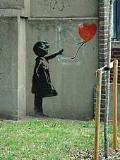 Although a lot of his art is produced in public places, he usually only reveals it's his after it has. Banksy Wikipedia