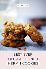 Easy Spiced Hermit Cookies Recipe Foodess Com Recipe Raisin Cookies Hermit Cookies Cookie Recipes