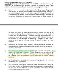 En el caso de la moción de censura, es necesario mayoria absoluta. Luciano Lopez Flores Auf Twitter Estimado Farid En Mi Opinion Convocado El Pleno En El Desarrollo De La Sesion Pedido De Confianza Se Plantea Alli Oralmente El Oficio Solo Sirvio Para Que