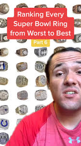 More of ranking Super Bowl rings! #nfl #football #nflfootball #superbo...