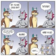 Furry comics that show a furry comics : rRecursion