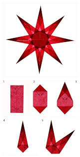 Sterne Falten Anleitung Weihnachtssterne In Red Diy Origami Weihnachtsstern Basteln Adventsbasteln Basteln Weihnachten