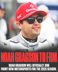 Front Row Motorsports has a new driver coming in 2025, picking up Noah  Gragson from Stewart-Haas.
