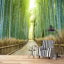 Papier Peint Scenolia Allee Des Bambous Tres Beau Paysage Trompe L Oeil Zen Papier Peint Papier Peint Panoramique Deco