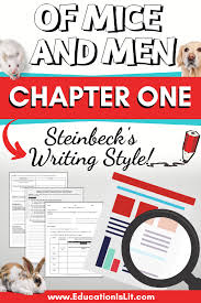 Of Mice And Men Lesson Plans Of Mice And Men Ela Lesson Plans High School English Lesson Plans