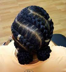 Also, if you don't want too much added weight when working out, consider a chunkier sized braid like a jumbo ponytail braid or a crown braid. 50 Really Working Protective Styles To Restore Your Hair Hair Adviser In 2020 Natural Hair Styles Natural Braided Hairstyles Goddess Braid Styles
