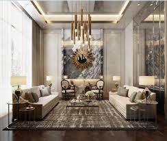 2 Interior Of The Home Would Include Many Mirrors Or The Color Silver Along With Furniture That Luxury Living Room Luxury Living Room Design Gold Living Room