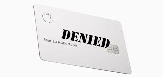 People get declined for credit cards all the time. You May Not Qualify For An Applecard Philip Elmer Dewitt