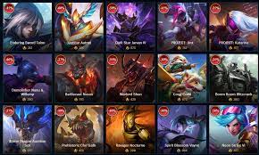 They got removed when riot increased the number of skins on sale each month. Surrender At 20 Champion Skin Sale Week Of March 29th